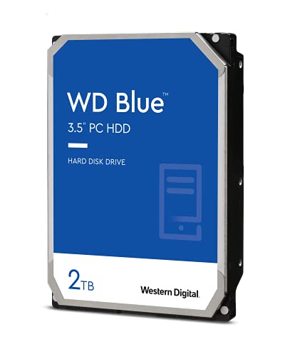 Western Digital 2TB WD Blue PC Internal Hard Drive & 500GB WD Blue SN570 NVMe Internal Solid State Drive SSD - Gen3 x4 PCIe 8Gb/s, M.2 2280, Up to 3,500 MB/s - WDS500G3B0C