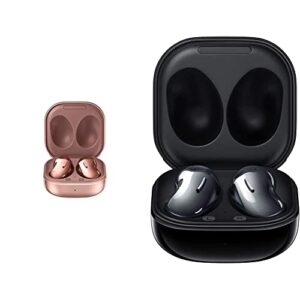 samsung galaxy buds live true wireless earbuds & samsung galaxy buds live true wireless earbuds us version active noise cancelling wireless charging case included, mystic black