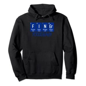 Finer Period Periodical Table Life Zeta Phi Beta Line Pullover Hoodie