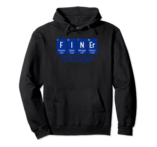 Finer Period Periodical Table Life Zeta Phi Beta Line Pullover Hoodie