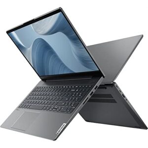 2022 Lenovo IdeaPad 5i Laptop 15.6'' FHD IPS Touch 12th Intel i7-1255U 10-Core Iris Xe Graphics 16GB DDR4 512GB SSD WiFi 6 Fingerprint Sensor Backlit Keyboard Win 11 Home w/RATZK 32GB USB Stormy Grey