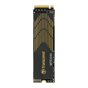 transcend 2tb mte250s nvme internal gaming ssd solid state drive - gen4 pcie, m.2 2280 with graphene heatsink, up to 7,200mb/s - ts2tmte250s