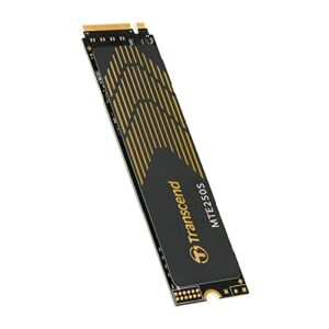 Transcend 2TB MTE250S NVMe Internal Gaming SSD Solid State Drive - Gen4 PCIe, M.2 2280 with Graphene Heatsink, Up to 7,200MB/s - TS2TMTE250S