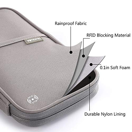 VanFn Passport Wallets and Cosmetic Bags, Makeup Bag Cosmetic Bag for Women Cosmetic Travel Makeup Bag Large Travel Toiletry Bag for Girls Make Up Bag Brush Bags Toiletry Bag