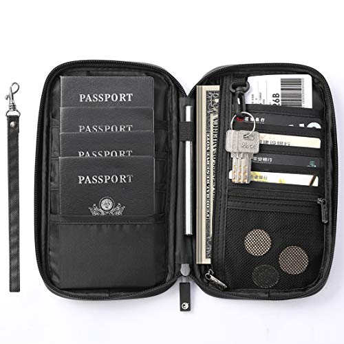 VanFn Passport Wallets and Cosmetic Bags, Makeup Bag Cosmetic Bag for Women Cosmetic Travel Makeup Bag Large Travel Toiletry Bag for Girls Make Up Bag Brush Bags Toiletry Bag