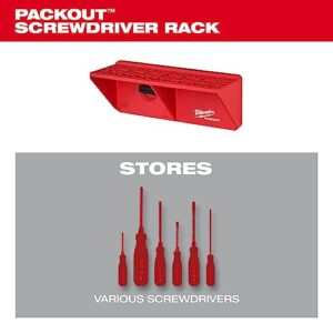 Milwaukee 48-22-8341 PACKOUT Shop Storage Screwdriver Rack