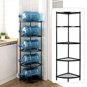 usego 5-Tier Kitchen Pot Rack Cookware Stand Storage Organizer Kitchen Corner Shelf Rack Multi-Layer Corner Shelf Stand Stainless Steel Shelf Holder for Pans Pots and Kettles