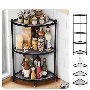 usego 5-Tier Kitchen Pot Rack Cookware Stand Storage Organizer Kitchen Corner Shelf Rack Multi-Layer Corner Shelf Stand Stainless Steel Shelf Holder for Pans Pots and Kettles