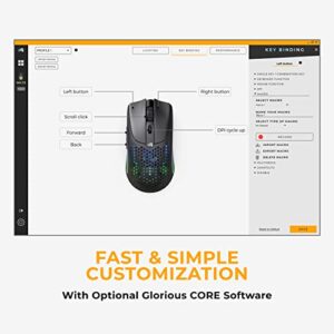 GLORIOUS Model O V2 Superlight Wireless Mouse Bluetooth (Black), Lag-Free 2.4Ghz, FPS Mouse, 210h Battery Life, 26,000 DPI, 26K Sensor, 5 Programmable Buttons, Gaming Accessories for PC, Laptop, Mac