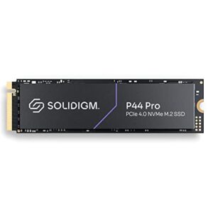 solidime solidigm internal ssd p44 pro read speed: 7 gb/s (max), high speed nvme ps5 support, 2tb/ (ssdpfkkw020x7x1 /a)