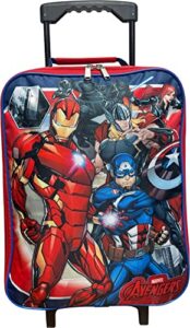 ruz marvel avengers 15" collapsible wheeled pilot case - small rolling luggage …