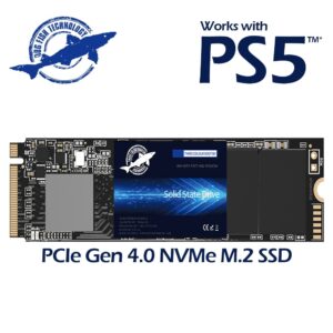 Dogfish 2TB SSD PCIe Gen 4.0 NVMe M.2 2280 3D NAND Internal Solid State Drive, Gaming SSD,R/W Speed up to 5500MB/s and 5000MB/s(M.2 2280 PCIe 2TB)