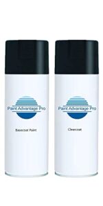 paint advantage pro paint for 37j white out peal aerosol kit one basecoat paint can one clearcoat can