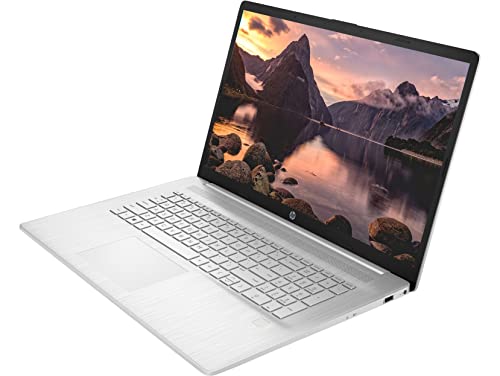 HP 17 Laptop, 17.3" HD+ Touchscreen, 12th Gen Intel i7-1255U Processor, 64GB DDR4 RAM,2TB SSD, Wi-Fi 6, Webcam, Backlit Keyboard, Fingerprint Reader, HDMI, Windows 11 Home, Silver