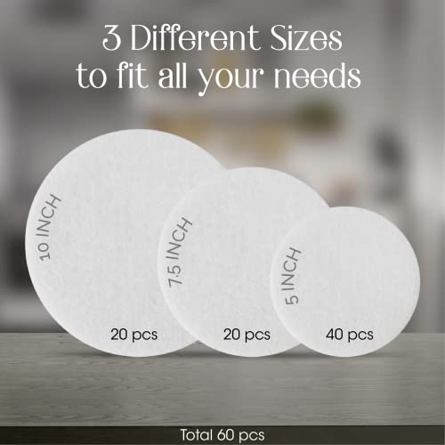 80 Felt Plate Dividers , plate protectors , plate protectors stacking , plate storage containers , plate dividers storage , pot protectors stacking , dish storage , plates storage