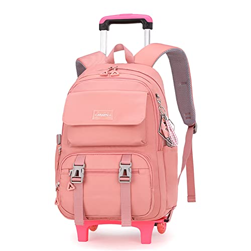 MITOWERMI Kids Rolling Backpack for Girls Trolley Bags for Elementary Middle School Backpack with Wheels Rolling Bookbag for Boys