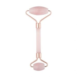 ASRA Crystal Rose Quartz Natural Jade Roller for Face - Aging Wrinkles, Puffiness Facial Skin Massager Treatment Therapy - Premium Jade Stone