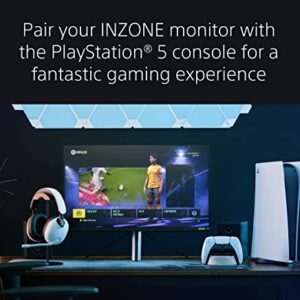 Sony 27” INZONE M9 4K HDR 144Hz Gaming Monitor & INZONE H9 Wireless Noise Canceling Gaming Headset, Over-Ear Headphones with 360 Spatial Sound, WH-G900N