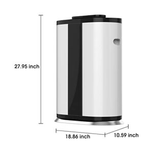 Air Purifier with Smart WiFi, PM2.5 Monitor and H13 True HEPA Filter for Large Room up to 3000 sq.ft, Captures 99.9%