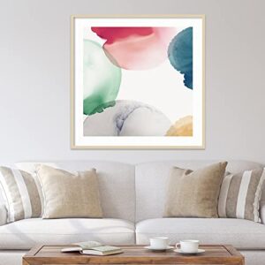 Amanti Art Delicate Transparency II by Emma Peal Wood Framed Wall Art Print (41 in. W x 41 in. H), Svelte Natural Frame