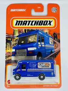 matchbox 2022 - express delivery - cargo couriers - blue - 89/100