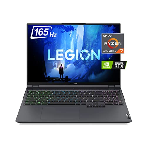 Lenovo Legion 5 Pro Gaming Laptop 16" WQXGA 2K IPS 165Hz, AMD 8-Core Ryzen 7-5800H (Beat i9-10885H), GeForce RTX 3070 8GB, RGB Backlit Keyboard, Wi-Fi 6, Windows 11 (32GB RAM | 1TB PCIe SSD)