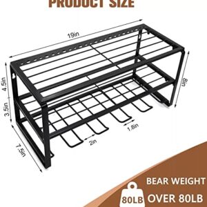 Keepsy Power Tool Organizer Utility Rack, Wall Mount, PegBoard, Heavy Duty Garage Tool Organizers Cordless Drill Holder and Storage Organization, Great Father's Day Gift