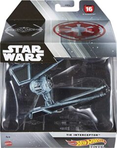 hot wheels collectible vehicle star wars tie interceptor, (hmh95)