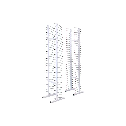 Freestanding 30-Door Dry Rack & Rotating Spray Stand