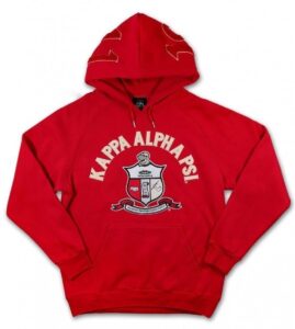 kappa alpha psi m6 pullover hoodie [4xl] crimson red