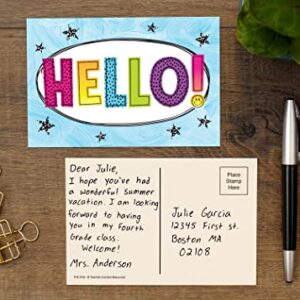 Teacher Created Resources Brights 4Ever Hello Postcards