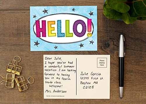 Teacher Created Resources Brights 4Ever Hello Postcards