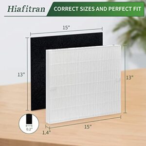 Hiafitran AP-1512HH Replacement Filter for Coway AP-1512HH Filter Replacement Coway Airmega AP-1512HH Filter Coway 3304899 Filter Coway Airmega 200M AP1512HH Mighty True Hepa Replacement Filter