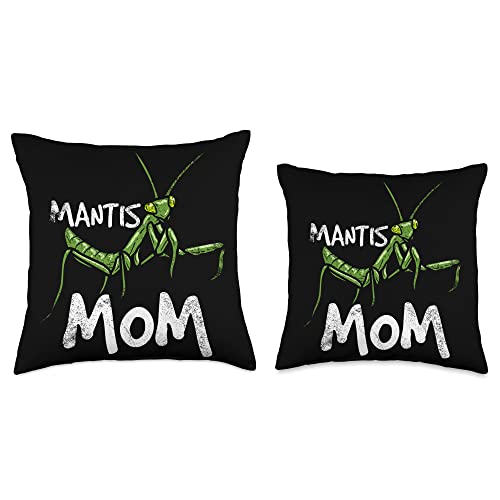 Praying Mantis Lover Insect Future Entomologist Mantis Mom Best Bug Catcher Ever Future Entomologist Throw Pillow, 16x16, Multicolor