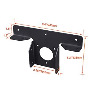 Wpbhk 2Pcs Heavy Duty Pergola Corner Brackets Extension 3-Way T Brackets for 4x4 (Actual Size:3.5X3.5) Post Bracket Pergola Gazebo Kit (2)