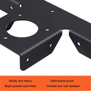 Wpbhk 2Pcs Heavy Duty Pergola Corner Brackets Extension 3-Way T Brackets for 4x4 (Actual Size:3.5X3.5) Post Bracket Pergola Gazebo Kit (2)