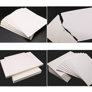 White Cardstock Smooth Card Stock Paper 8.25x11.5 inch 250gsm / 92lb Ivory White Cardboard Paper for Painting, Card Making and Craft Projects Blank Craft Paper