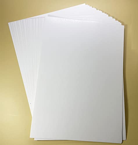 White Cardstock Smooth Card Stock Paper 8.25x11.5 inch 250gsm / 92lb Ivory White Cardboard Paper for Painting, Card Making and Craft Projects Blank Craft Paper