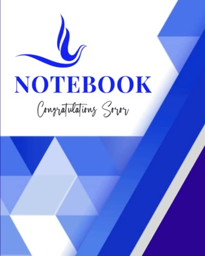 Zeta Phi Beta Notebook Journal. Zeta Phi Beta Sorority. Congratulations Soror. Royal Blue and White. Gift Idea for Zeta Phi Beta Paraphernalia.