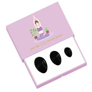 undrilled yoni egg with box real jade stone ben wa ball kegel balls muscle tighten massager,black obsidian