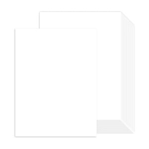 24 sheets white cardstock 8.5 x 11 thick paper, goefun 80lb card stock printer paper for invitations, menus, wedding, diy cards