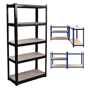 autofu storage shelves metal shelving, heavy duty garage storage & organization, closet organizer, utility shelf, pantry organization, 70" x 35" x 16", boltless assembly system