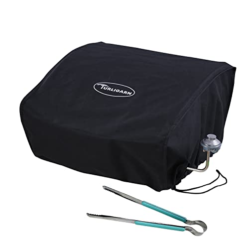 Cover for Blackstone 17 inch Griddle Water Resistant 600D Polyester Heavy Duty Flat top 17" Gas Grill Cover Exclusively Fits Blackstone 17" Griddle Cooking Station-17in Griddle with Hood Cover