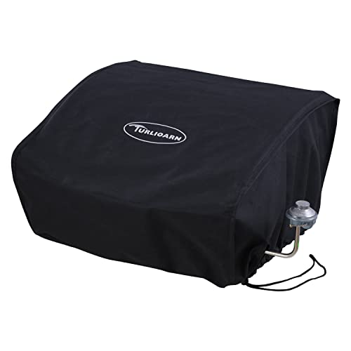 Cover for Blackstone 17 inch Griddle Water Resistant 600D Polyester Heavy Duty Flat top 17" Gas Grill Cover Exclusively Fits Blackstone 17" Griddle Cooking Station-17in Griddle with Hood Cover