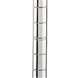 express kitchquip commercial chrome wire stainless steel shelving poles