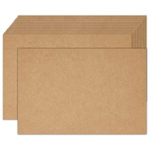 brown craft cardstock 5x7 blank cards，goefun 100 pack 80lb cover card stock for invitations, business, greeting cards, diy card making
