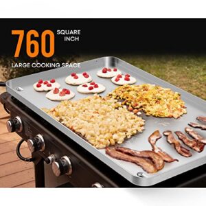 Stanbroil Stainless Steel Griddle Flat Top Gas Grill Griddle for Cuisinart CGG-0036 36" 4-Burner Propane Gas Griddle, Dual Grease Management System - 36-Inch