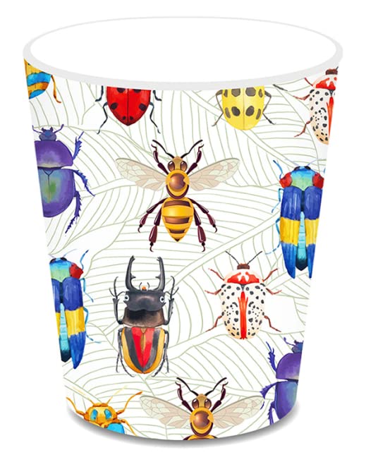 CC HOME Insect Party Themed Party Supplies Pack Insect Party Decorations Party Pack - Serves 16 - Includes Insect Party Plates Cups Napkins