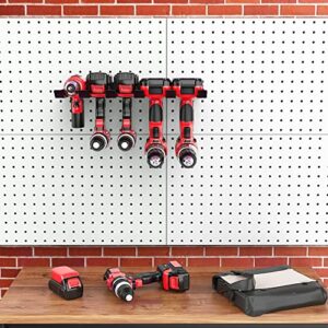 Ultrawall Power Tool Organizer, Wall Mount Drill Holder, Heavy Duty Metal Cordless Tool Storage Rack,Garage Utility Shelf Organization