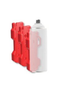 ezred magnetic spray can holder 3-pack flexible non-marring polymer lid holder